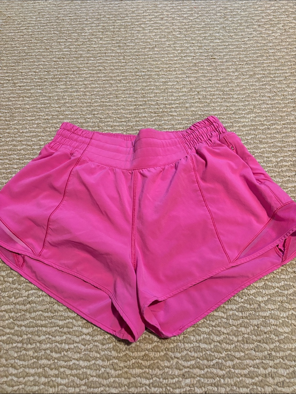 lululemon athletica Hot Pink Running Shorts